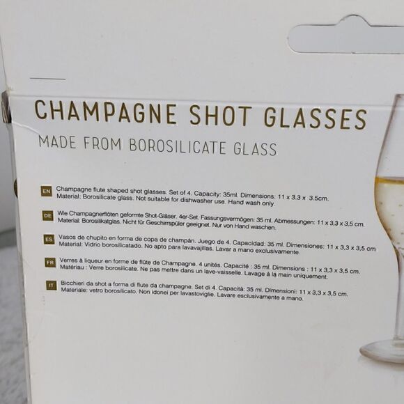Champaign Shot Glasses    - Picture 3 of 4